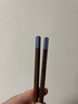 雙槍（Suncha）雞翅木筷子 中式分色筷 一人一筷家用無漆實(shí)木筷子5雙裝 曬單實(shí)拍圖