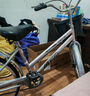飛鴿（FLYING PIGEON）自行車(chē)成人通勤車(chē)自行車(chē)學(xué)生單車(chē)成人自行車(chē)通勤自行車(chē)城市公路車(chē) 豪華銀|6速+雙碟剎+實(shí)心胎+禮包 26寸|身高160-185cm 曬單實(shí)拍圖