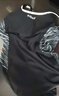 洲克泳衣女連體平角專業(yè)競技顯瘦健身溫泉泳衣122501408 黑/白花XL 曬單實拍圖