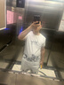 栢斐荻（BYPHYTEE）休閑套裝男士運動(dòng)夏季薄款冰絲短袖短褲潮流衣服男裝一套搭配帥氣 雪山短褲套裝白色 XL 110-130斤 曬單實(shí)拍圖