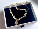 Amber Lollipop安鉑洛利星座珍珠項鏈女士鎖骨頸鏈生日520情人節禮物送女友老婆 處女座（淡水珍珠+14K金） 曬單實(shí)拍圖