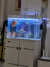 京霽魚(yú)缸背景貼紙pvc缸外裝飾造景水族箱純黑色背景壁紙玻璃裝飾貼膜 魚(yú)缸背景貼/H款膠貼【高40*長(cháng)62】 曬單實(shí)拍圖