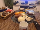 納麗雅老榆木圍爐煮茶桌子火鍋桌椅實(shí)木煮茶桌戶(hù)外燒烤桌復古中式小圓桌鐵碳鍋【直徑80高50】 曬單實(shí)拍圖