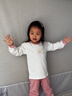 拉比 拉比兒童四季圓領(lǐng)服套裝純棉長(cháng)袖男女童2025秋冬季新款家居2套裝 數星星圓領(lǐng)服套裝-玫瑰紅 2套裝 120 cm 曬單實(shí)拍圖