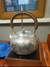 歸銀堂銀壺足銀999泡茶壺純銀一張打清荷西施壺創(chuàng)意茶水壺送禮銀器茶具 啞光款 280ml+證書+禮盒 曬單實(shí)拍圖