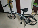 HITO 德國品牌 22寸折疊自行車(chē)超輕便攜單車(chē)男女成人親子車(chē)變速公路車(chē) 【22寸】一體輪鈦色 22英寸 曬單實(shí)拍圖