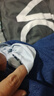 惠塵焊工工作服套裝男純棉加厚防燙牛仔勞保服耐磨電焊服工廠(chǎng)車(chē)間 立領(lǐng)藍色拉鏈【套裝】 2XL /180【145斤-165斤】 曬單實(shí)拍圖