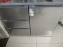 尊貴（ZUNGUI） BCD-210CV 210升 臥式冰箱家用抽屜柜式小型雙門(mén)櫥柜式嵌入式矮電冰箱 酷金 曬單實(shí)拍圖