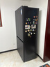 美的（Midea）熊墩墩系列601十字四開(kāi)門(mén)雙系統嵌入式冰箱60cm純平全嵌凈味冰箱國家補貼20% BCD-601WUSPZM(E) 海貝黛 曬單實(shí)拍圖