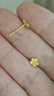 中國(guó)黃金（CHINA GOLD）朱瑾花黃金耳釘女999足金耳飾生日七夕情人節(jié)禮物送女朋友老婆 足金耳釘+玫瑰禮盒 曬單實(shí)拍圖