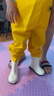 羚特趕海連體褲兒童玩水連體衣沙水服涉水服下水褲-檸檬黃 26 曬單實(shí)拍圖