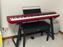 卡西歐（CASIO）電鋼琴便攜PX-S1100/PXS3100重錘88鍵智能觸屏火星紅成人專(zhuān)業(yè)考級 【升級三踏】PXS1100紅+穩固U架 曬單實(shí)拍圖