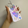 圣圖朗創(chuàng)意點(diǎn)鉆油畫笑臉適用iPhone16promax蘋果15新款手機(jī)殼13全包個(gè)性12閃粉鏡頭女11支架14防摔保護(hù)套 白底愛心笑臉【開心發(fā)財(cái)】閃粉鏡頭支架 iPhone 14 Pro Max 曬單實(shí)拍圖