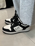 EMPORIO ARMANI/阿瑪尼官方旗艦EA7/新款男女情侶輕戶(hù)外綁帶休閑運動(dòng)滑板板鞋 MC001-黑色/白色 (尺碼偏小，建議拍大一碼) 42.5 ( IT 9 | 42 2/3) 曬單實(shí)拍圖