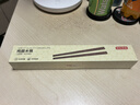 京東京造 筷子 家用食品接觸級餐具實木防滑雞翅木原木【無漆無蠟】10雙裝 曬單實拍圖