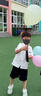 雙魚兔男童夏季套裝兒童夏裝襯衫2025新款小童帥氣英倫風男寶寶短袖夏款 新西裝短褲套裝 80 曬單實拍圖