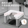 HOUYA 坐便凳 蹲便改坐便器 家用蹲廁簡(jiǎn)易坐架孕婦老人坐便椅廁所凳子 曬單實(shí)拍圖