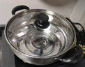 美廚（maxcook）304不銹鋼火鍋26cm 湯鍋電磁爐火鍋復底帶蓋 送一對火鍋勺MH-26 曬單實(shí)拍圖
