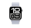 Apple/蘋(píng)果 Watch Series 10 智能手表GPS款42毫米銀色鋁金屬表殼青云色回環(huán)式運(yùn)動(dòng)表帶MX1L3CH/B 曬單實(shí)拍圖