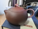 京東京造 宜興紫砂壺手工【原礦紫泥】煮茶泡茶壺茶具 西施壺210ml禮盒裝 曬單實(shí)拍圖