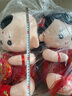 萱詩(shī)貝結婚壓床娃娃福娃婚房裝飾一對中式公仔金童玉女執子之手結婚娃娃 壓床一對 50cm 曬單實(shí)拍圖