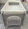 coolbaby嬰兒床可調高度可移動(dòng)多功能折疊新生兒寶寶床米色基礎款 曬單實(shí)拍圖