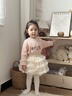 幼歌（YOUGE）嬰幼兒2025冬季新款純棉親膚柔軟毛衣寶寶加厚保暖上衣 粉色 80 cm 曬單實(shí)拍圖