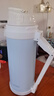 膳魔師（THERMOS）保溫壺大容量不銹鋼暖水壺?zé)崴繎敉饴眯斜銛y車載保溫杯子FDH 淺藍(lán) 2L 曬單實(shí)拍圖