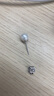 周大福 簡(jiǎn)約時(shí)尚 925銀鑲珍珠耳釘 直徑約7-7.5mm AQ32509 曬單實(shí)拍圖