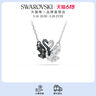 施華洛世奇（SWAROVSKI）SWAN 黑白雙色天鵝施家抱抱鵝項(xiàng)鏈女 七夕限定禮盒 曬單實(shí)拍圖
