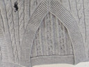 學(xué)院風(fēng)復古毛衣背心女秋冬寬松麻花針織馬甲疊穿無(wú)袖坎肩馬甲上衣 灰色 均碼 【80-145斤】 曬單實(shí)拍圖