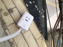 安普金州國(guó)標(biāo)護(hù)套線rvvb家用電線軟線1.52.5 4 6平方戶外防凍電源線電纜線 白國(guó)標(biāo)2芯4平方足米送插頭插座 25米 曬單實(shí)拍圖