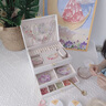 愛維親 手鏈串珠diy手工材料包套裝玩具女孩過家家玩具禮盒生日節(jié)日禮物 【臻享版】白羽首飾盒-16色800珠 曬單實(shí)拍圖