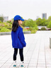 WASSUP WKENG聯(lián)名藍(lán)色男童秋季套裝2025新款春秋女童加絨衛(wèi)衣冬裝兒童運(yùn)動(dòng)褲子 寶藍(lán)+黑褲子（春秋款） 100 推薦【24-32斤】 曬單實(shí)拍圖