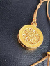 興穎古法金包銀旋轉(zhuǎn)八寶羅盤項(xiàng)鏈吊墜女鏤空鑲鉆圓牌掛墜鎖骨毛衣鏈 金1.2克-總重約14克-大號(hào)旋轉(zhuǎn)八寶羅盤 曬單實(shí)拍圖