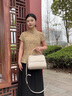 BUGATTI包包女包奢侈品牌2025新款女士單肩斜挎七夕情人節(jié)禮物送女友老婆 米白色 曬單實(shí)拍圖