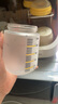 小雅象防脹氣玻璃奶瓶新生兒3-6個(gè)月嬰兒奶瓶 240ml M號奶嘴（標準款） 曬單實(shí)拍圖
