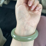印象眸【七夕禮物】和田玉手鐲淺青玉鐲子送女友送媽媽內(nèi)徑約55-56mm 曬單實(shí)拍圖
