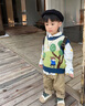 G.DUCKKIDS童裝男童秋裝套裝兒童服裝男寶寶春秋季紳士三件套1-3歲小童衣服 綠色【小男孩】 90 尺碼1~2歲【 80-90cm】cm 曬單實(shí)拍圖