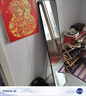 穿衣鏡全身落地鏡試衣鏡家用防爆壁掛衣帽間鋁合金網(wǎng)紅大鏡子 經(jīng)典黑【150*40】壁掛+落地 曬單實(shí)拍圖