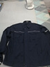 邦固依品夏季工作服男裝薄款防靜電工裝勞保服套裝耐磨洗車(chē)間廠(chǎng)服外套定制 2013藏青彈力防靜電套裝 夏季薄款 XL (175) 曬單實(shí)拍圖
