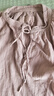 無(wú)印良品（MUJI）女式 柔軟紗織 長(zhǎng)褲 女士睡褲家居褲子 可外穿25年秋季 FD1M3A5A 深咖啡色 M （160/66A） 曬單實(shí)拍圖