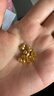 領(lǐng)豐金（LING FENG GOLD）AU9999黃金豆豆足金投資金豆子送女友送媽媽送小孩禮物儲(chǔ)備金擺件 1g 曬單實(shí)拍圖