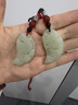 千禧戀人和田玉白玉龍鳳吊墜一對 龍鳳配情侶款太極魚(yú)玉佩男女款玉墜項鏈 龍鳳一對 單個(gè)約25*44mm 曬單實(shí)拍圖