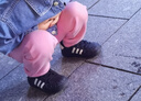 阿迪達斯（adidas）ADIFOM SUPERSTAR 360 SHOES 貝殼頭運動(dòng)學(xué)步鞋 JR3755黑/白/灰 曬單實(shí)拍圖