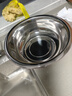 京東京造304不銹鋼盆大號和面盆食品級加厚揉面盆家用大盆廚房洗菜盆面盆打蛋盆發(fā)面盆30CM 曬單實拍圖