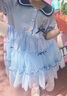 迪士尼女童艾愛(ài)莎公主裙子連衣裙女童夏裝季2025新款新品連衣裙兒童衣服 曬單實(shí)拍圖