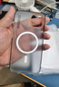 暴走適用蘋果13手機(jī)殼 iphone13保護(hù)套 磁吸柔砂膚感透色輕薄簡(jiǎn)約撞色硬殼保護(hù)殼 柔霧灰 曬單實(shí)拍圖