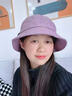 暢印新款中老年人帽子女春秋季休閑遮陽盆帽媽媽漁夫帽老太太奶奶布帽 豆沙色 曬單實拍圖