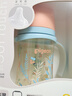 貝親（Pigeon）PPSU雙把手防脹氣奶瓶240ml 叢林小兔 M號奶嘴 3月+ AA218 曬單實(shí)拍圖
